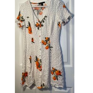 Button Down Polka Dot Dress